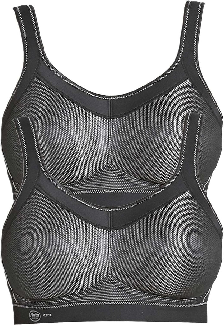 Anita 2er Sparpack Sport BH Momentum 5529 Gr. 65-105 A-H 65C Schwarz/Schwarz, 65C Schwarz/Schwarz