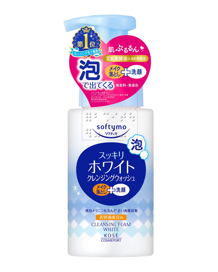 Kose Cosmeport softymo White Bubble Cleansing Wash 200ml
