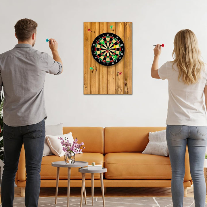 Holzmaserung Dartscheibe Wandschutz, Surround Dartscheibe Filz, Dartboard Wandschutz, Dart Surround