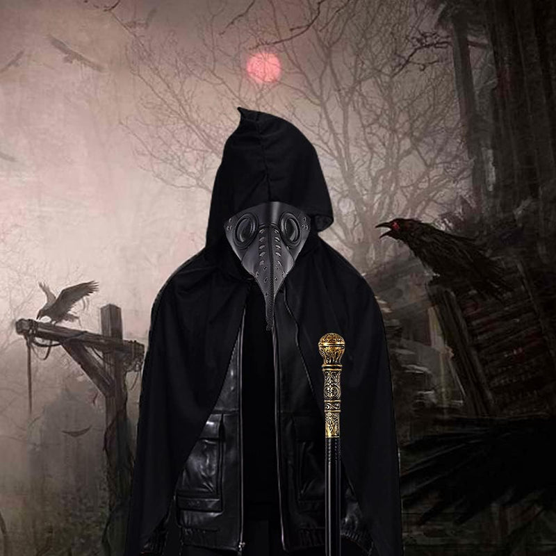 Pest Ärzte Maske Lange Nase Vogelschnabel Steampunk Maske Halloween Maske Gothic Retro Leder Vogelma
