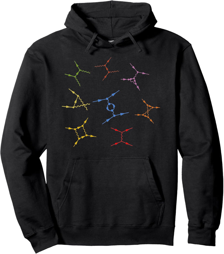 Quantenphysik Feynman Diagramme, Physik und Wissenschaft Grundlagen Pullover Hoodie