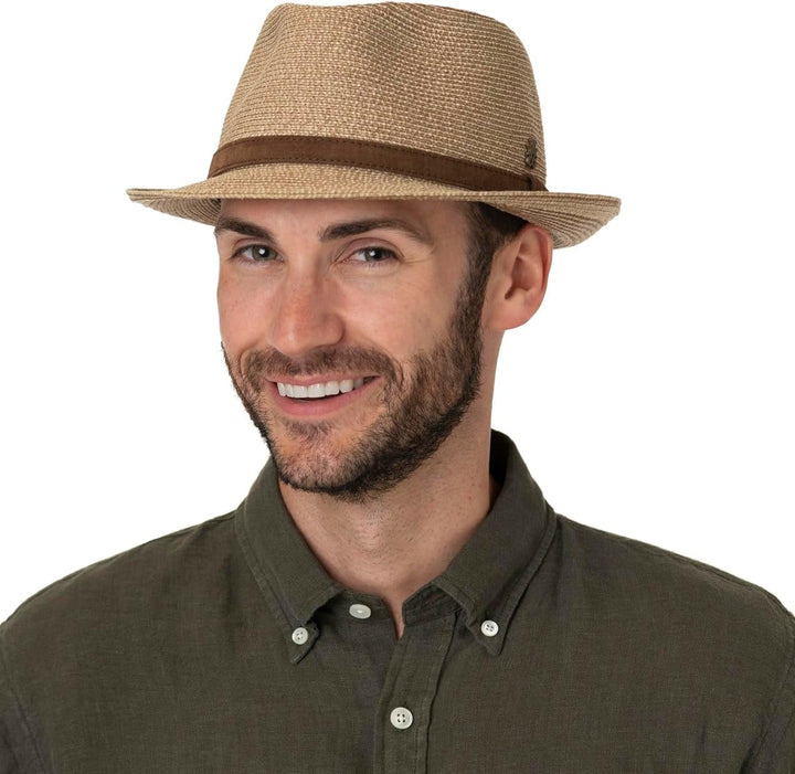 Zechbauer by Mayser Hanf-Leinen Trilby Hut UV-Schutz Sonnenhut Sommerhut Strandhut Herrenhut Damenhu