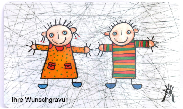 Schneidebrett mit Motiv (Männchen klein mit Gravur) Manufaktur Martinshof Schneidebrett, Schnittenbr