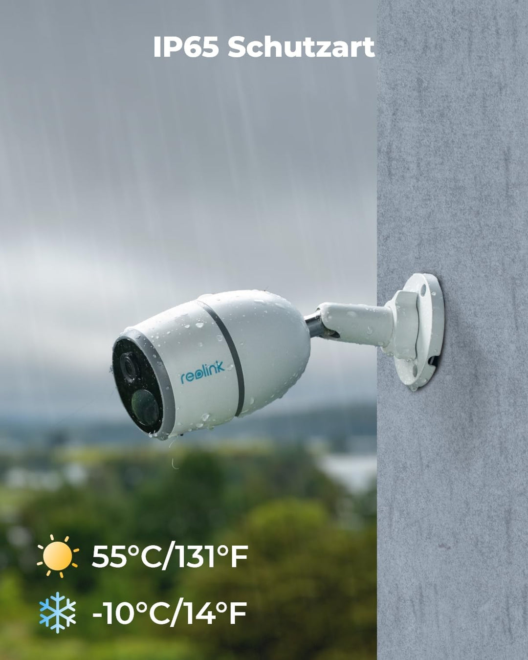Reolink Go Plus 3G/4G LTE Überwachungskamera Aussen Akku, 2K 4MP HD mit SIM-Kartenslot, Personen-/Au