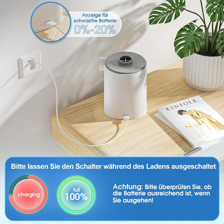 XIAZIR Camping-Isomatten, extra dick, 12,7 cm, aufblasbare Isomatte mit Kissen, integrierte Pumpe, ü
