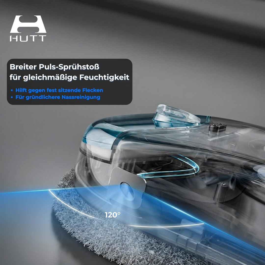 HUTT DDC55 PRO Fensterputzroboter – Multi-Surface Reinigungsroboter für Fenster, Fliesen, Spiegel &