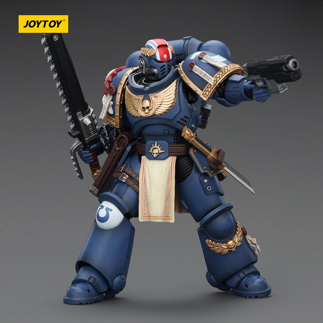 JOYTOY Warhammer 40K Ultramarines Titus with Laurels of Victory 1/18 Action Figur Nb02779-de, Nb0277
