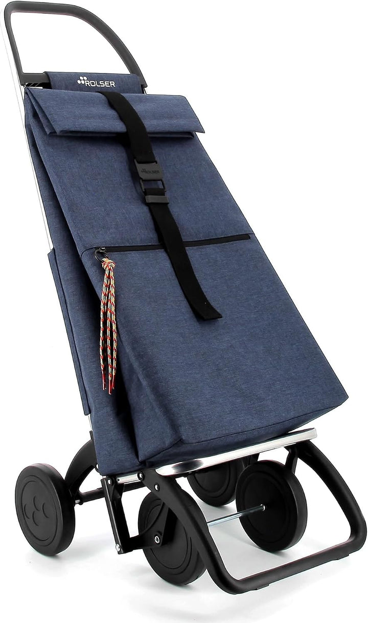 Einkaufstrolley Rolser Big Tweed 4 Räder - Marino 4 Räder Marino, 4 Räder Marino