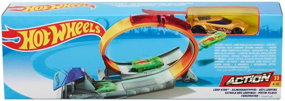 Hot Wheels Classic Stunt Looping-Held Set, Loop Star