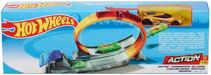 Hot Wheels Classic Stunt Looping-Held Set, Loop Star