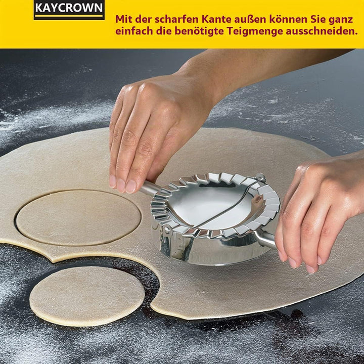 Best Utensils Stampo per ravioli/pierogi e tagliapasta in acciaio inox, Acciaio inossidabile, silver