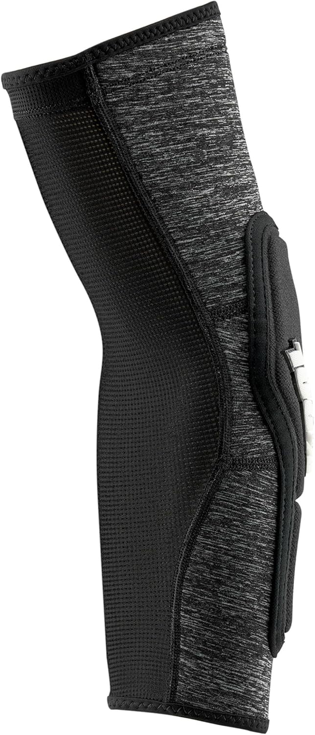 100% PROTECCIONES Unisex-Erwachsene Grau/Schwarz (Ridecamp Elbow Guards Heather Grey/Black-S) Ellenb