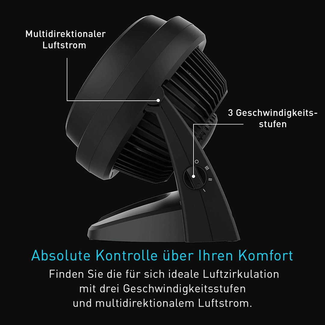 Vornado 630 | Leiser Ventilator mit Vortex Technologie | Für Räume bis 60 qm | Ab 45 dB | Geeignet f