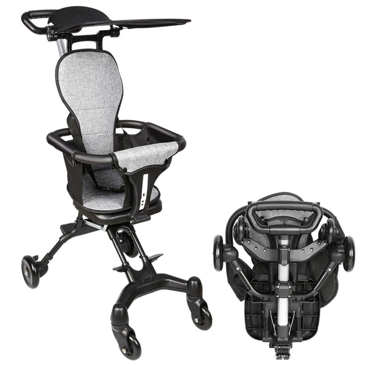 Kompakter Kinderwagen, verlängerte Position, kompakter Kinderwagen, neigbar, mit einer Hand neigbar,
