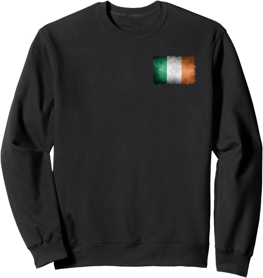 Vintage Irland Flagge Stilvolles Design Sweatshirt