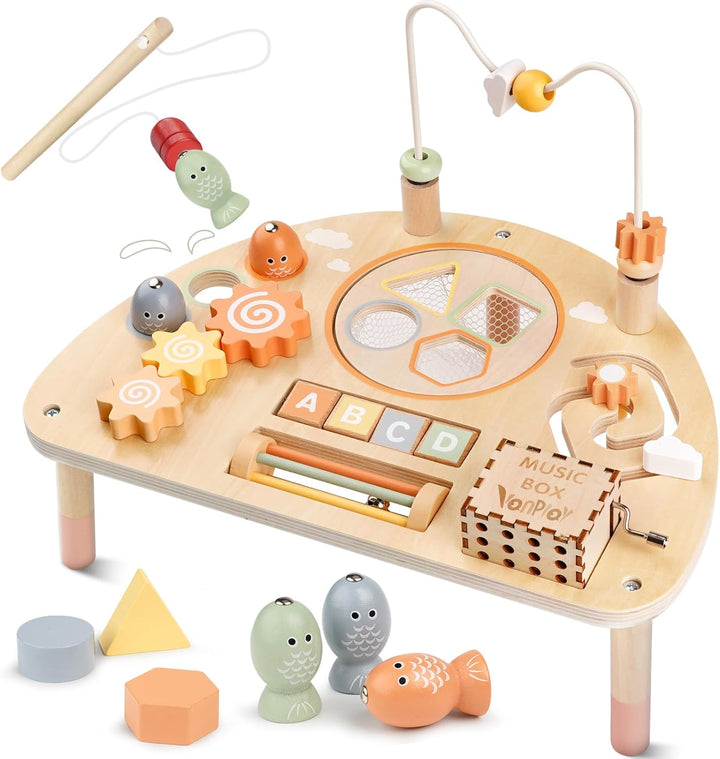 Vanplay Spieltisch Ab 2 Jahr Baby Spielzeug Spieltisch Kinderspielzeug Montessori Spielzeug 2 3 4 5