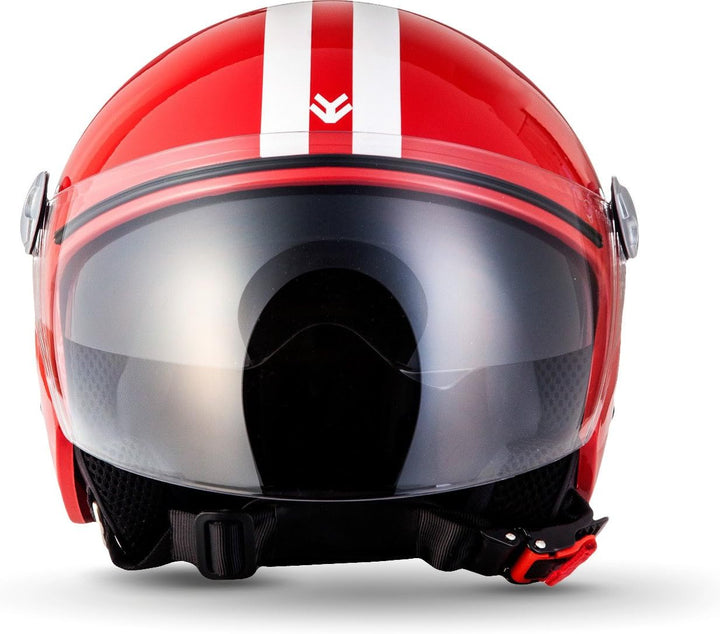 ARMOR HELMETS® AV-63 „Fun Matt Black“ · Jet-Helm · Motorrad-Helm Roller-Helm Scooter-Helm Moped Mofa