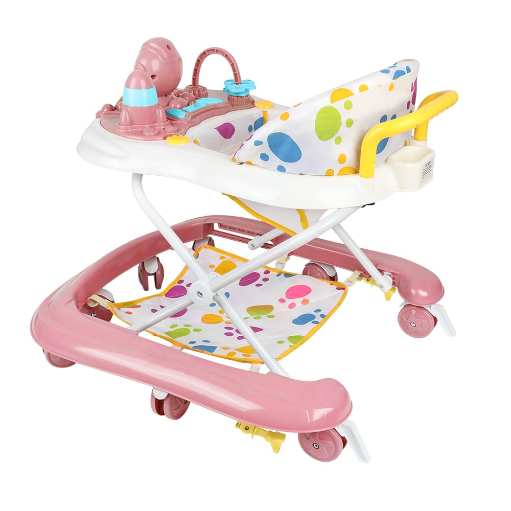 Lauflernhilfe für Babys, Jungen, Mädchen, mitwachsend, 3-in-1, faltbar, mit 3 Höhen, Sitz und abnehm