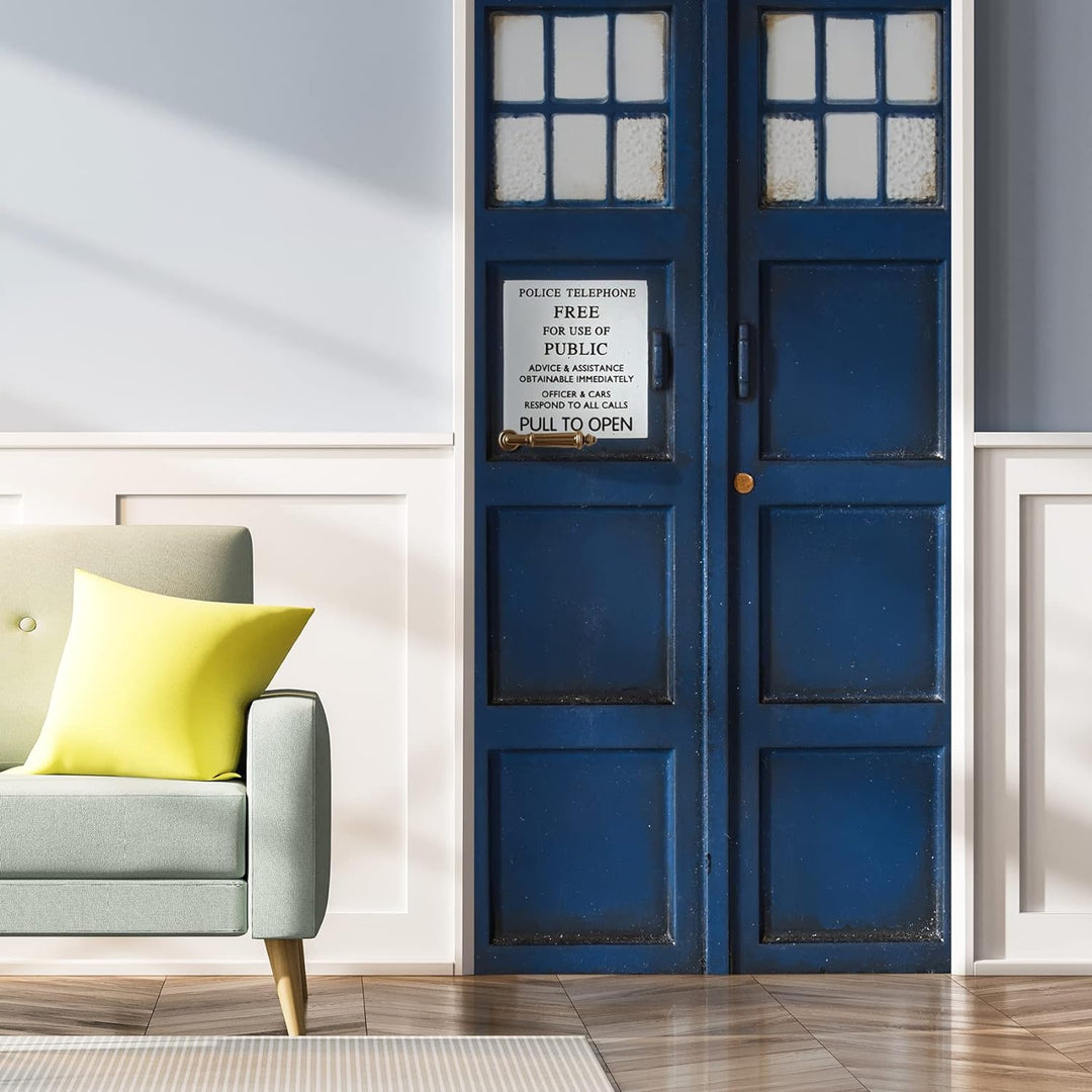 Finest Folia Türfolie 90x200 cm Türtapete Türposter Folie für Tür Wohnzimmer Kinderzimmer Küche Türa