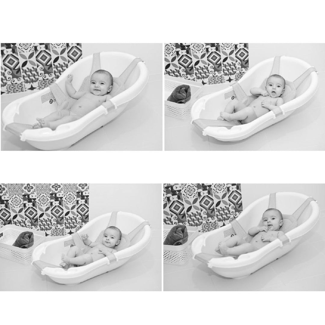 Lorelli Babywannennetz Turtle, Kunststoff Clips, Badewanneneinsatz, ab Geburt pink, pink