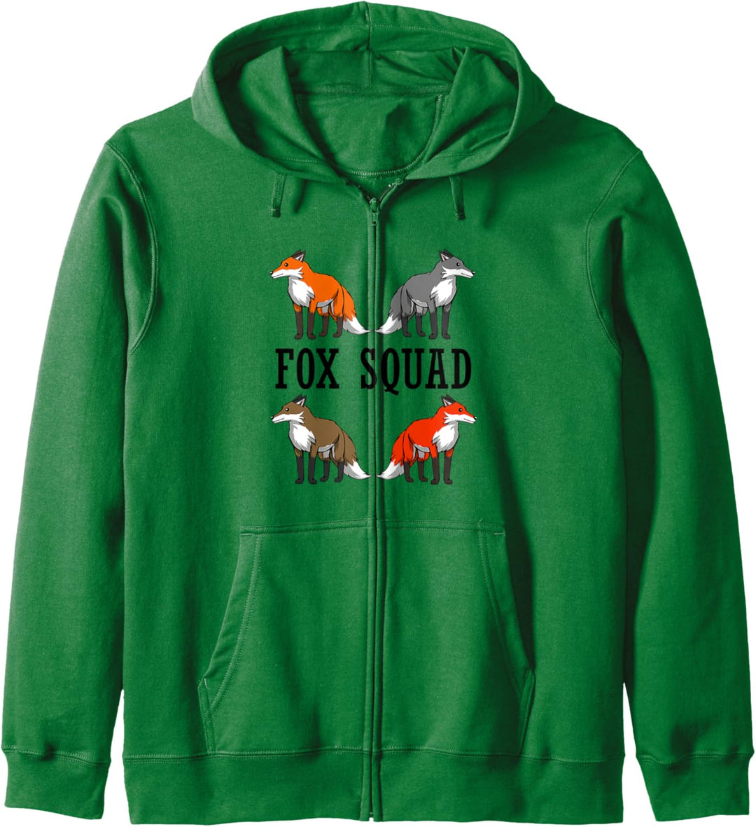 Fox Team Wald Tier Natur Wildtiere Kapuzenjacke