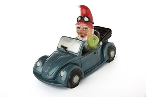 Gartenfigur Zwerg Verkehrsrowdy B 45 cm