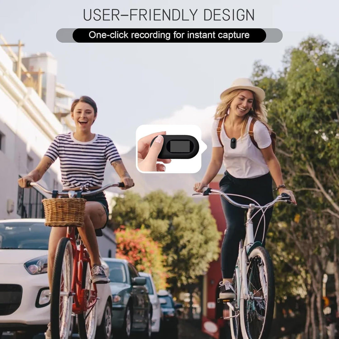 360° Action Kamera, Mini Action Cam1080P und 32 GB Speicherkarte Helmkamera, Magnetische Taschen-Dau