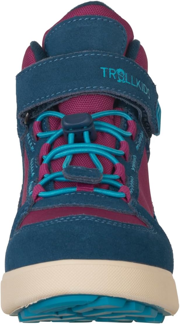Trollkids Kids Gryllefjord Mid Cut 28 EU Bright Berry, 28 EU Bright Berry