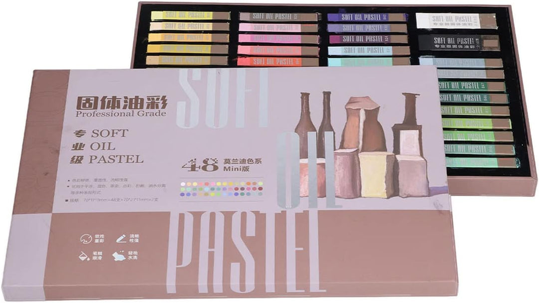 Qcwwy Zeichnen Pastelle Öl Pastelle Vivid Soft Pastelle Pastell Sticks DIY Malen Zubehör für Graffit