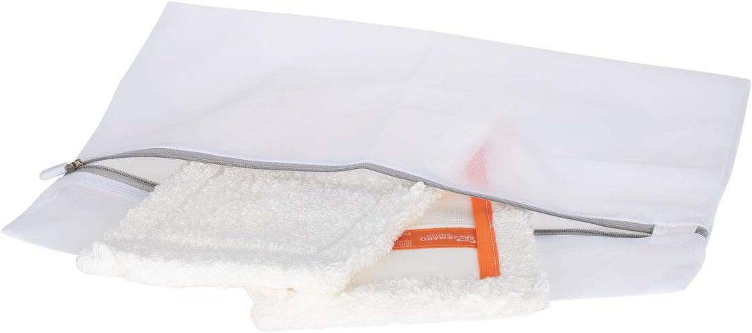 Jemako Bodenwischgerät-Set grau - Bodenplatte 42 cm mit Teleskopstiel inkl. Bodenfaser Weiss - Zum N