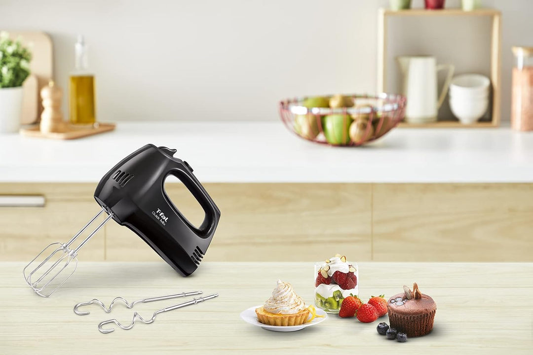Tefal HT3108 Handmixer, Schwarz, China, 300 W, 147 mm, 211 mm