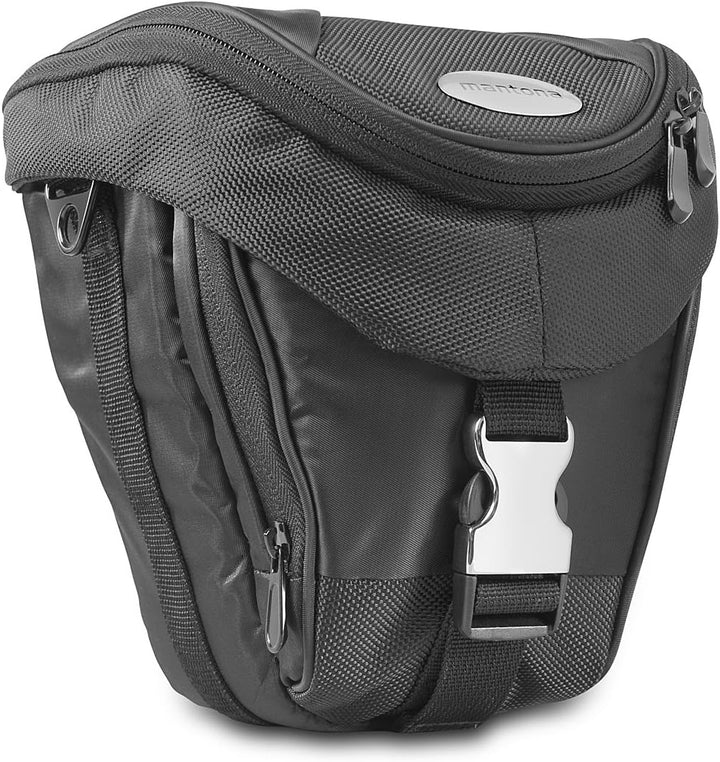 Mantona Colt Kameratasche - Universaltasche inkl. Schnellzugriff, Staubschutz, Tragegurt und Zubehör