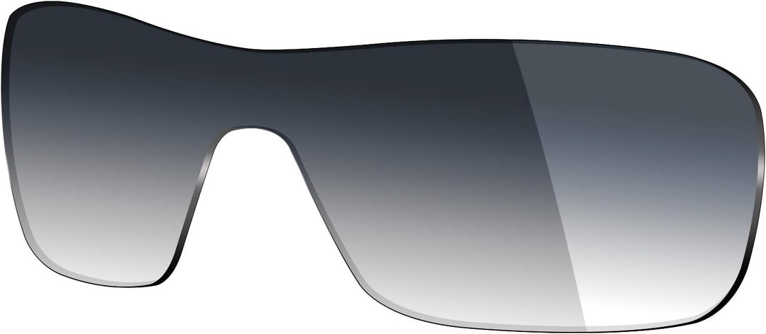 Mryok Ersatzgläser für Oakley Turbine Rotor Polarisiert – Grauverlaufs-tönung Mryok, Polarisiert – G