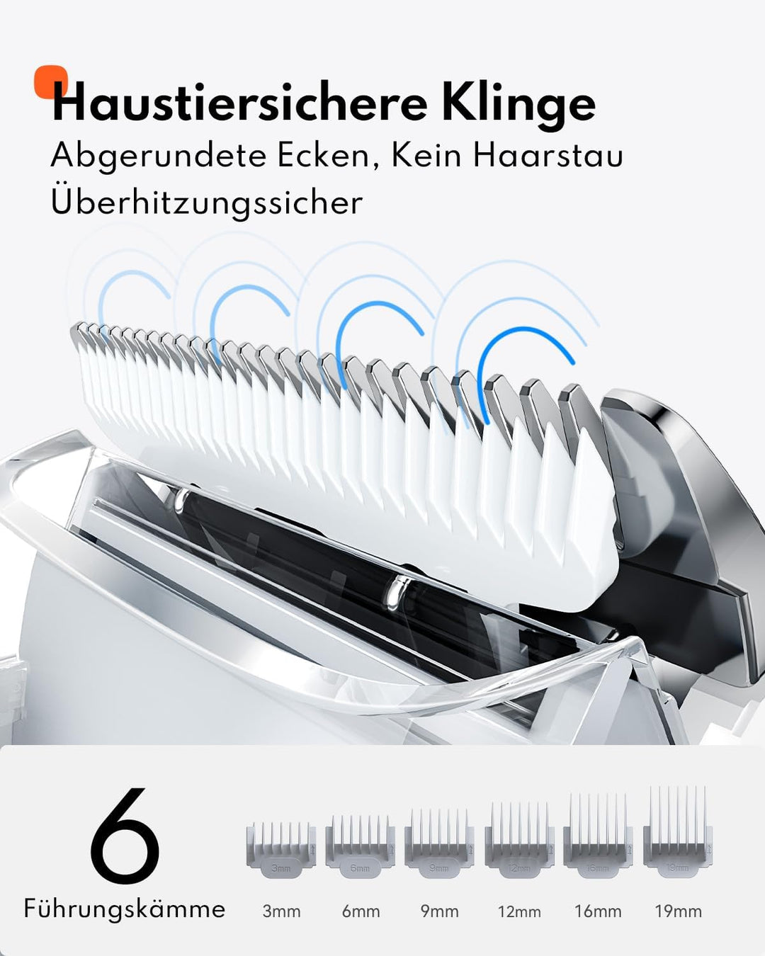 Homerunpet Hundeschermaschine mit Staubsauger, Ultraleise & Super Saugkraft Haustierpflegeset, Profi