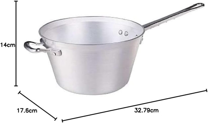 Pentole Agnelli Kessel Agnelli aluminium mit Griff und Griff 22 cm, 22 cm