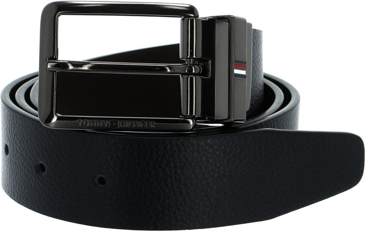 Tommy Hilfiger Gifting Double Buckle Belt Giftbox W100 Black - kürzbar