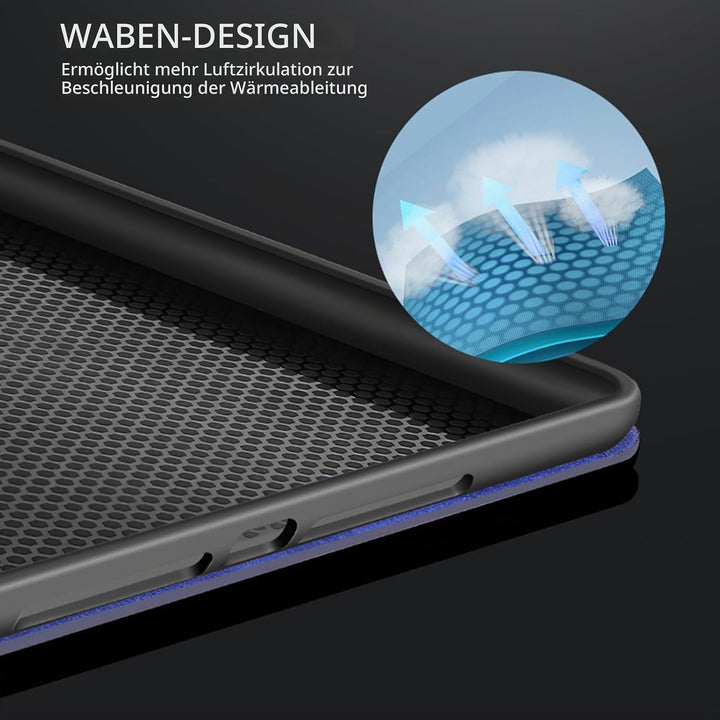 Gexmil Hülle für iPad Pro 11 Zoll 4./3./2./1. Generation 2022/2021/2020/2018 Echt Leder Hülle mit St