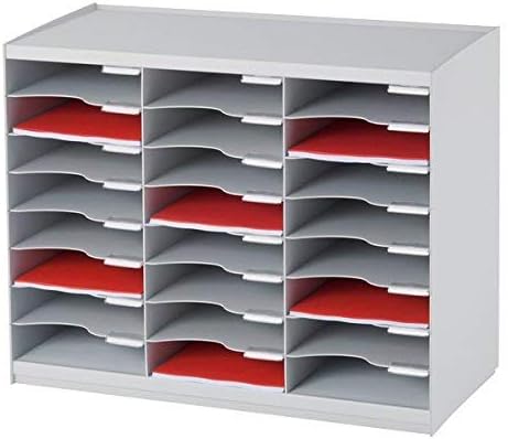 Paperflow Master Literature Organizer, 24 Fächer, grau (802.02) 24 Compartment Grau, 24 Compartment