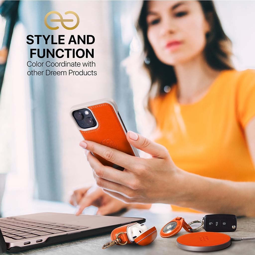 Dreem Fibonacci iPhone 14 Brieftaschen-Etui / 2-in-1 stossfestes Etui und abnehmbares Folio aus vega