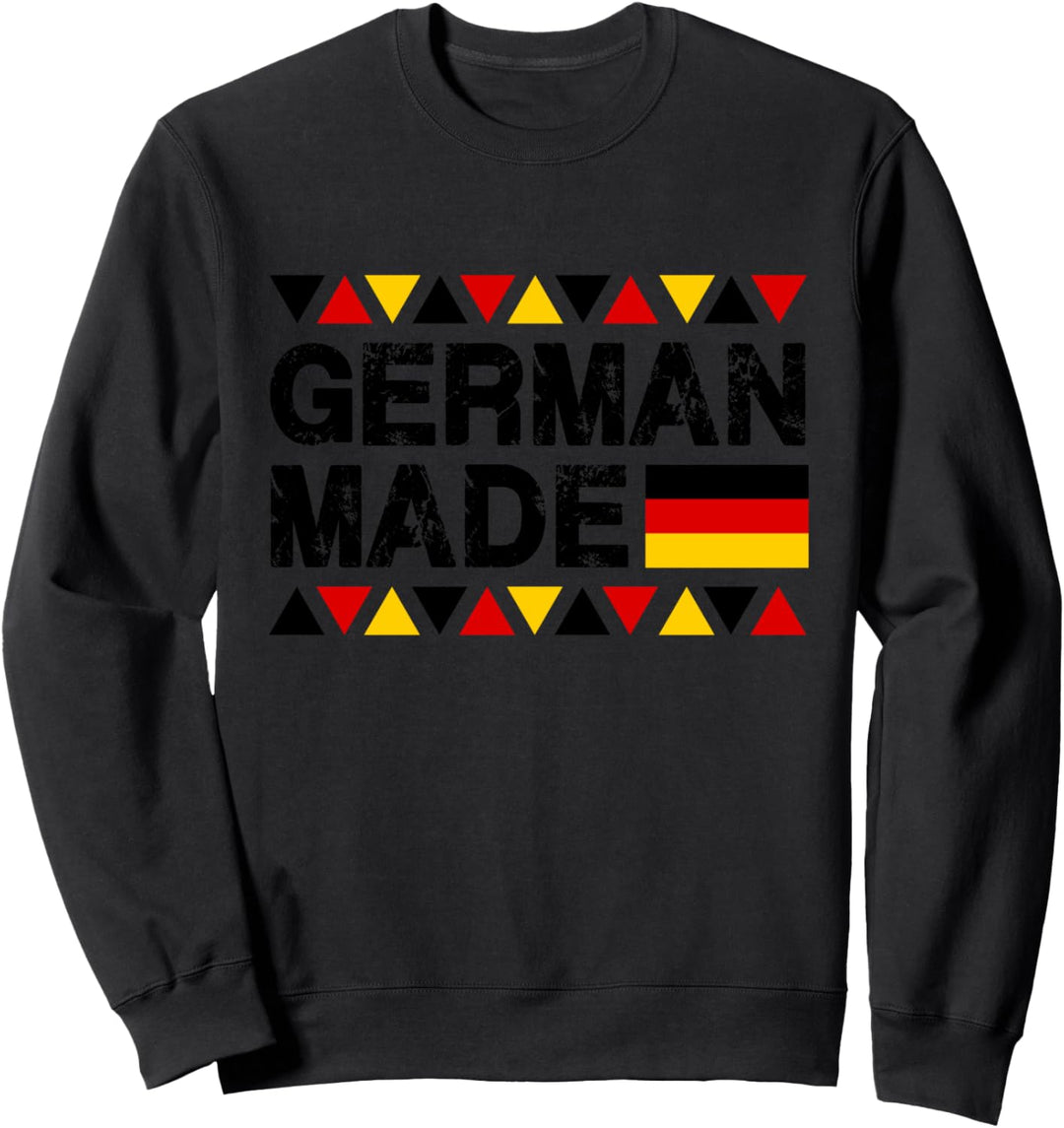 Deutsch Made Germany Flagge Sweatshirt