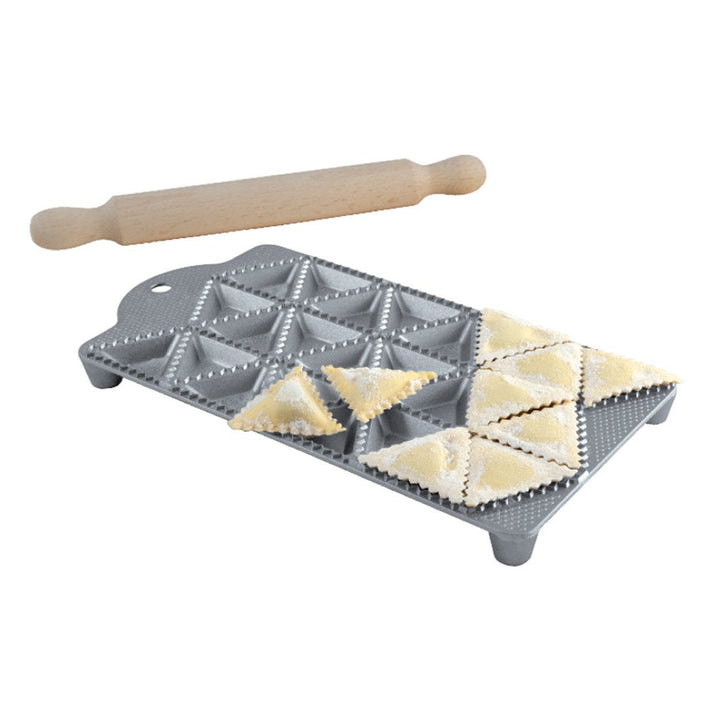 Vorrichtung aus Aluminium zur Herstellung von dreieckigen Ravioli 50 mm E162 Small, Small