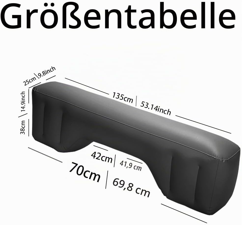 Geterral Auto Matratze,Matratze Für Auto Luftmatratze,Auto Bett Luftmatratze Outdoor Camping Traveli