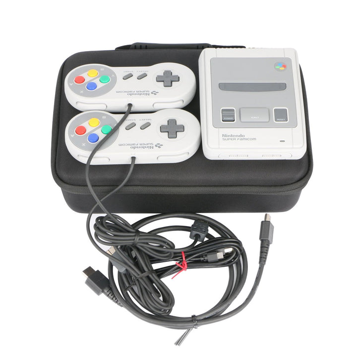 co2CREA Tasche für Nintendo Classic Mini Konsole,Schutz Hart Shell Tragetasche für Super NES / Super