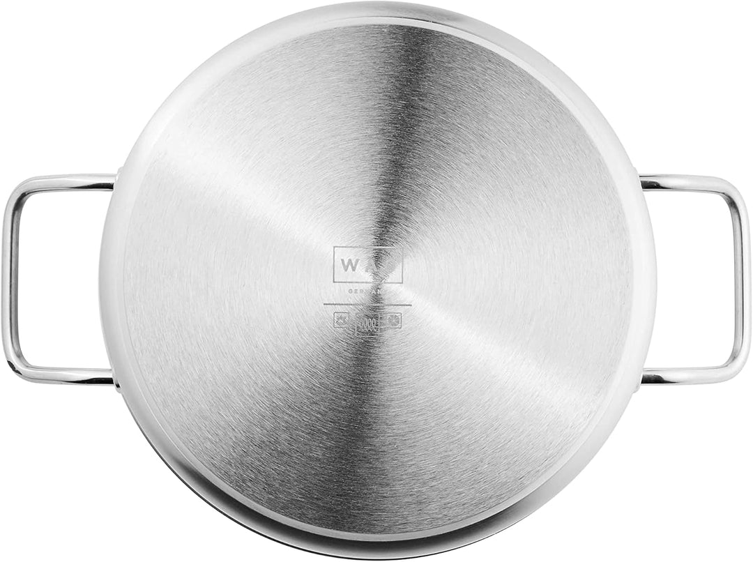Bratentopf Cookware 21, Ø 24 cm, Chromnickelstahl 18/10 24 cm Grau, 24 cm Grau