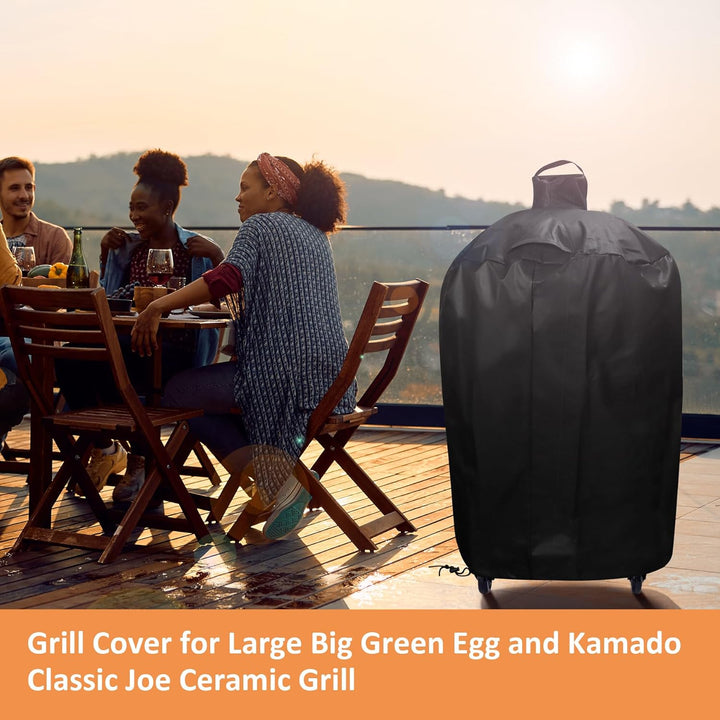 wasserdichte Abdeckung für grosses grünes Ei, Keramik-Grillabdeckung Outdoor-Grillabdeckung, wetterb