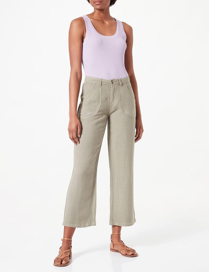 Timezone Damen Loose RiaTZ Cropped 25W Light Khaki, 25W Light Khaki