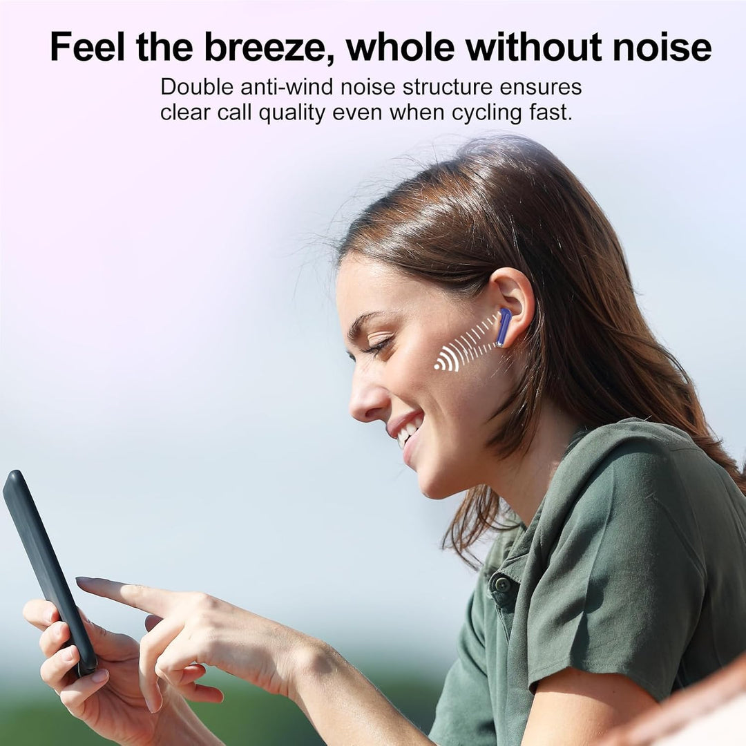 Bluetooth Kopfhörer In Ear, Kopfhörer Kabellos Bluetooth 5.3, Ultraleicht Ohrhörer mit HD Mikrofon,