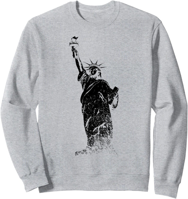 New York Freiheitsstatue Vintage Skyline USA I Love NY Sweatshirt