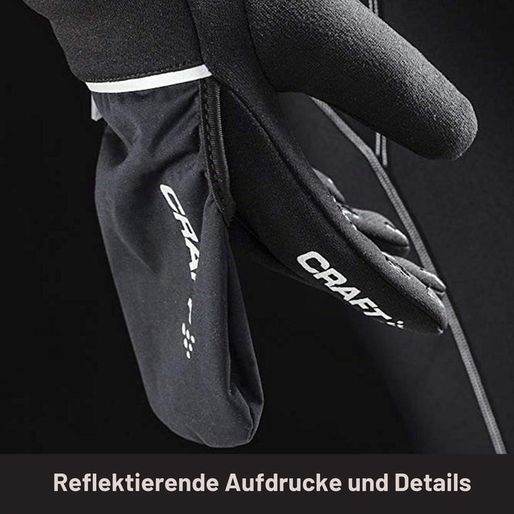 CRAFT Craft3 Acc Hybrid Weather Handschuhe L Schwarz, L Schwarz