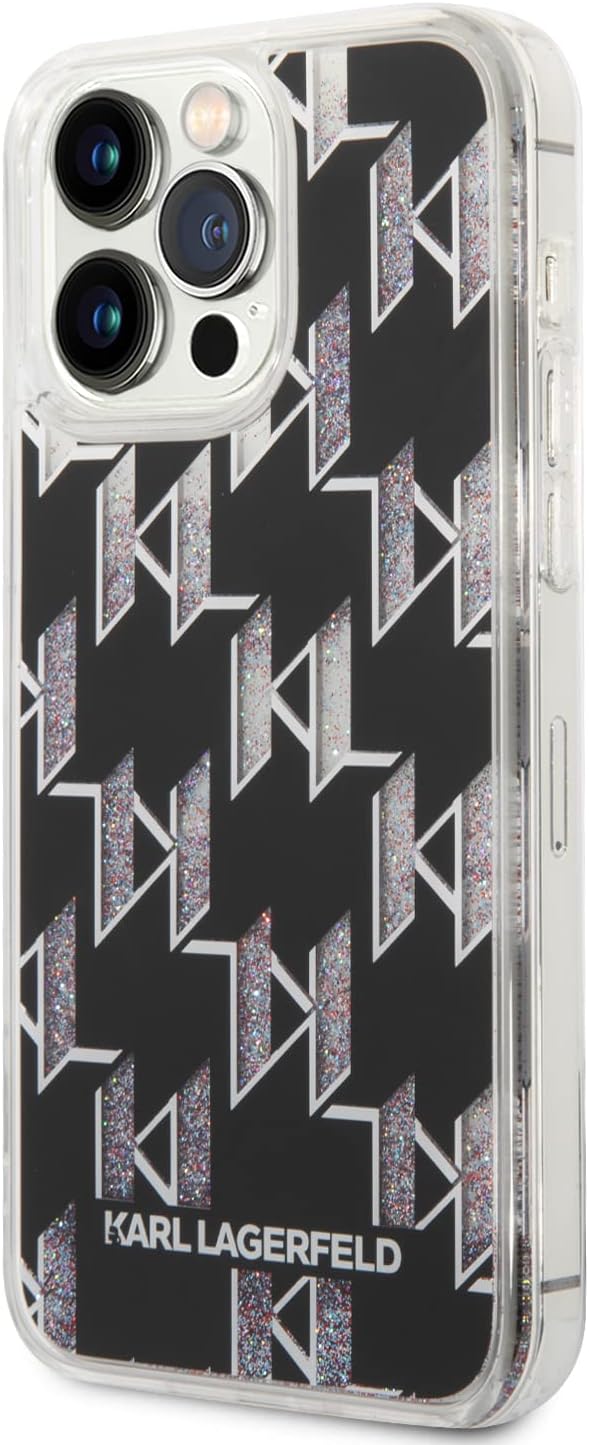 KARL LAGERFELD KLHCP14XLMNMK Hülle für iPhone 14 Pro Max 6,7" hardcase schwarz/B